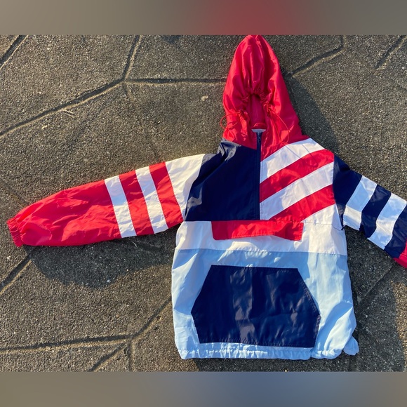 Bleecker and Mercer Multi-Color Pullover Windbreaker Size Medium - Picture 2 of 6